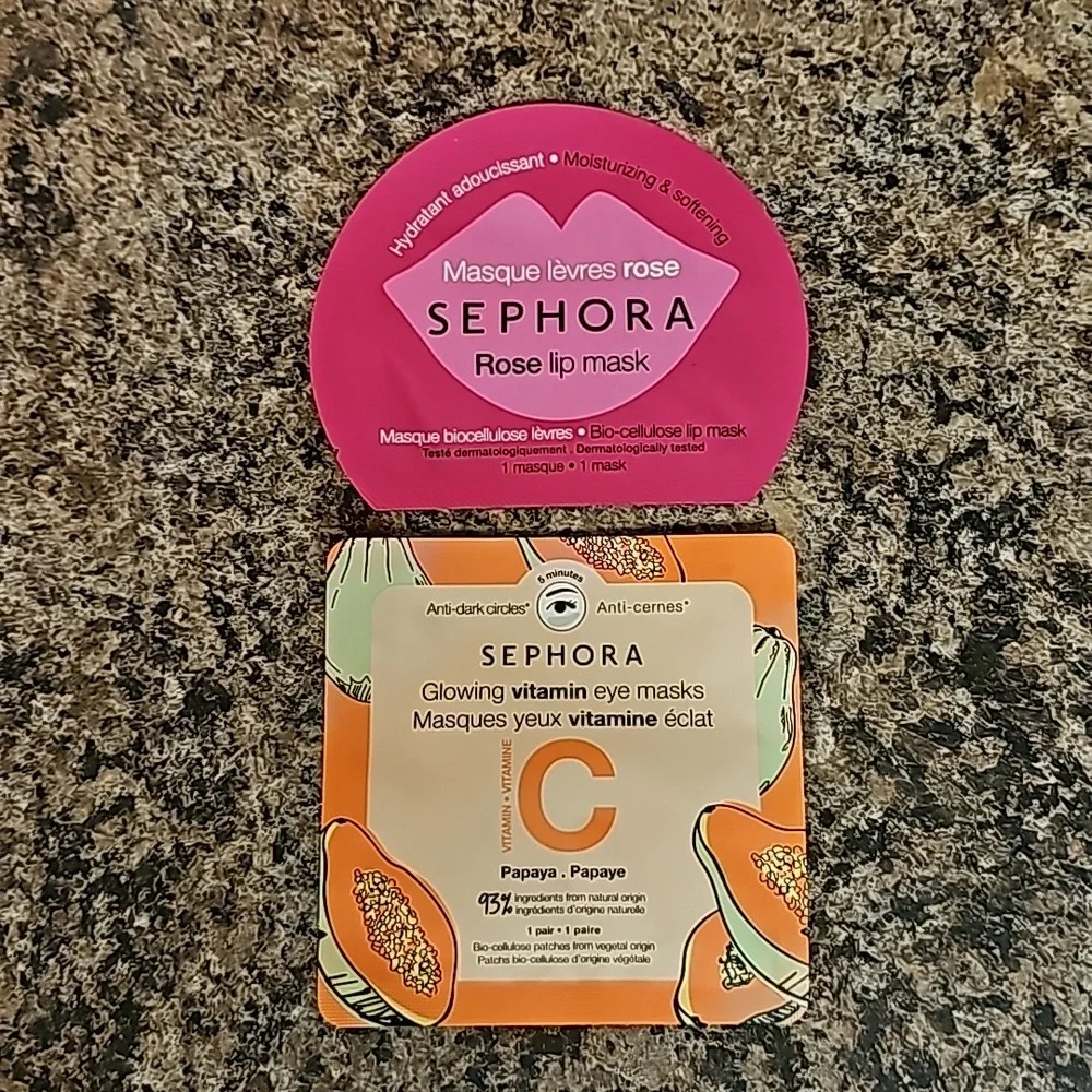 Sephora Collection Sheet Mask Bundle Hair Hand Eyes Lips Foot 6pc NIP